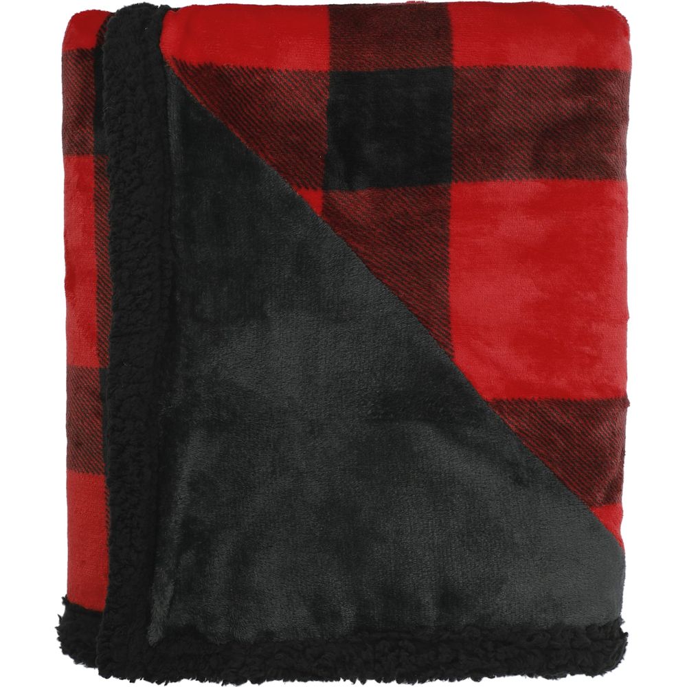 Field & Co.® Buffalo Plaid Sherpa Blanket