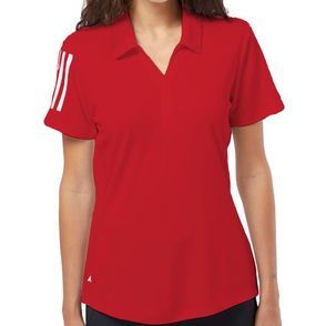 Adidas Women's Floating 3-Stripes Polo