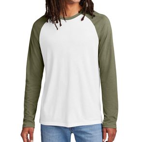 Allmade Tri-Blend Long Sleeve Colorblock Raglan