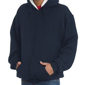 Bayside Super Heavy Thermal-Lined Full-Zip Hooded Sweatshirt
