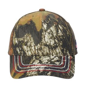 Port Authority Americana Contrast Stitch Camo Cap
