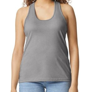 Gildan Ladies' Softstyle CVC Racerback Tank