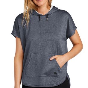 New Era Women's Performance Terry Short Sleeve Hoodie