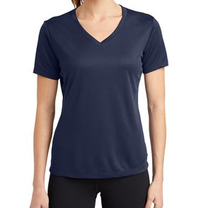 Sport-Tek Ladies PosiCharge RacerMesh V-Neck Tee