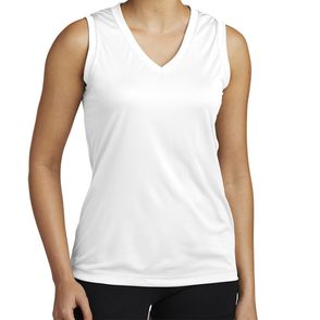 Sport-Tek Women's Sleeveless PosiCharge Competitor V-Neck Tee