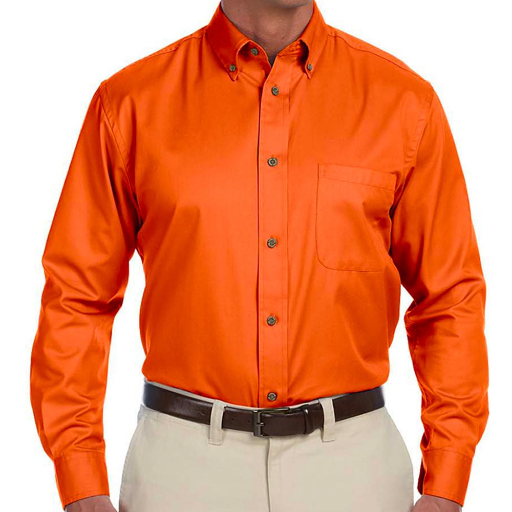 Harriton Men's Button Down Twill Shirt