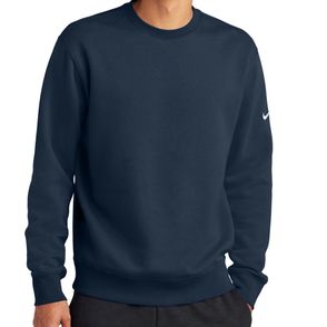 Nike Club Fleece Sleeve Swoosh Crew