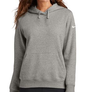 Nike Women's Club Fleece Sleeve Swoosh Pullover Hoodie