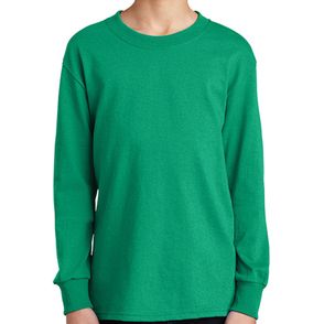 Port & Company Youth Long Sleeve Core Cotton Tee