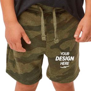 Independent Trading Co. Toddler Lightweight Special Blend Fleece Shorts