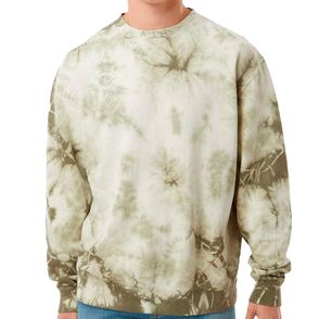 Independent Trading Co. Midweight Tie-Dyed Crewneck Sweatshirt