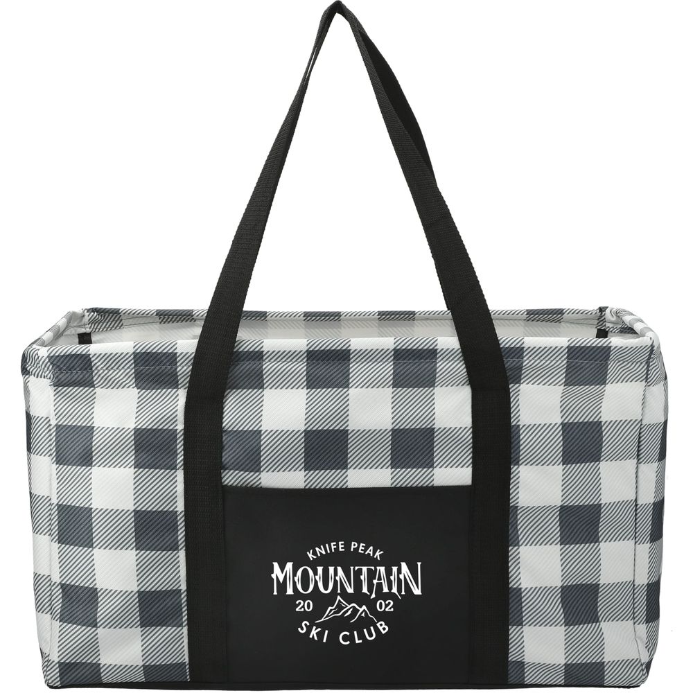 Buffalo Plaid Utility Tote