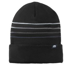 TravisMathew Striped Cuffed Beanie