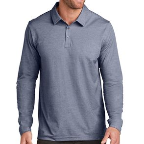 TravisMathew Oceanside Heather Long Sleeve Polo