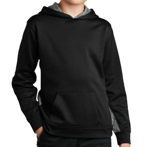 Sport-Tek Kids Sport-Wick CamoHex Colorblock Hoodie