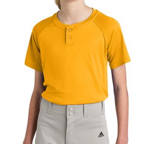 Sport-Tek Kids PosiCharge Competitor 2-Button Henley