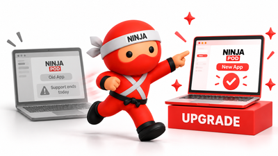 Support for the Old Ninja POD app Ends Today!