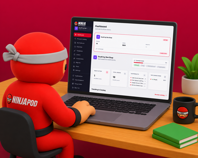 Connecting the New Ninja POD app to Shopify