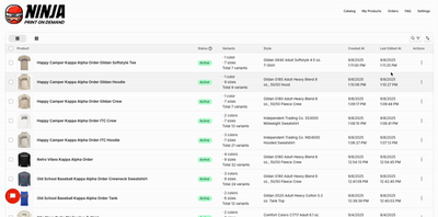 UI Update: List View vs Grid View on My Products Page