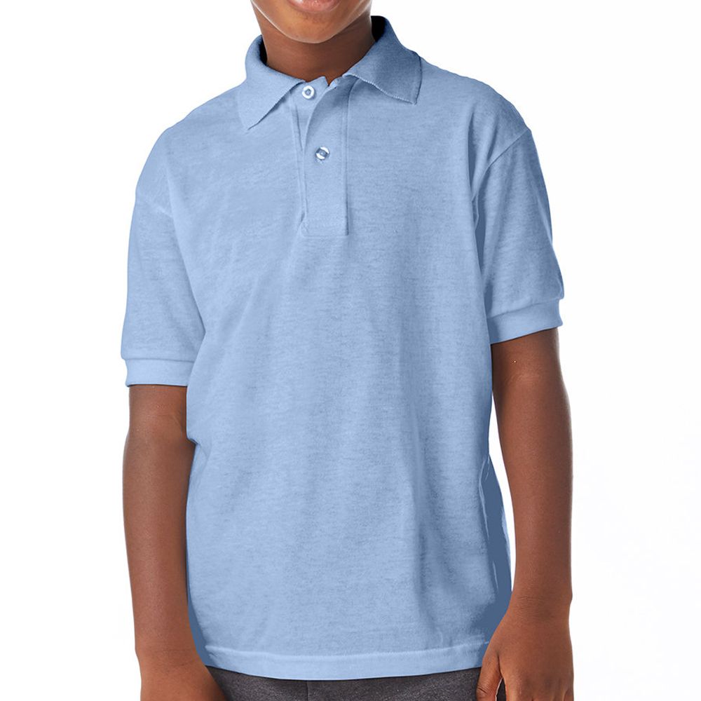 Hanes EcoSmart Kids Jersey Polo