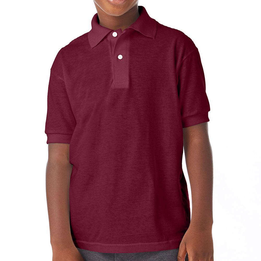 Hanes EcoSmart Kids Jersey Polo