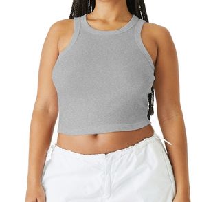 Bella + Canvas Women's Cropped Racerback Tank