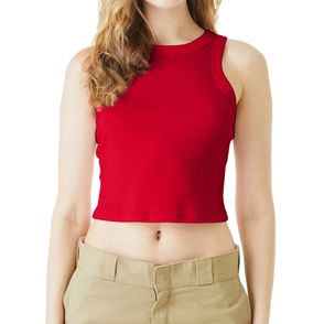 Bella + Canvas Women's Cropped Racerback Tank