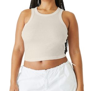 Bella + Canvas Women's Cropped Racerback Tank