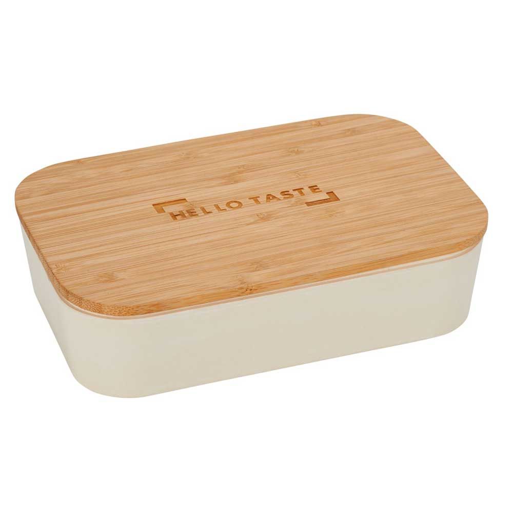 Bamboo Fiber Lunch Box with Cutting Board Lid
