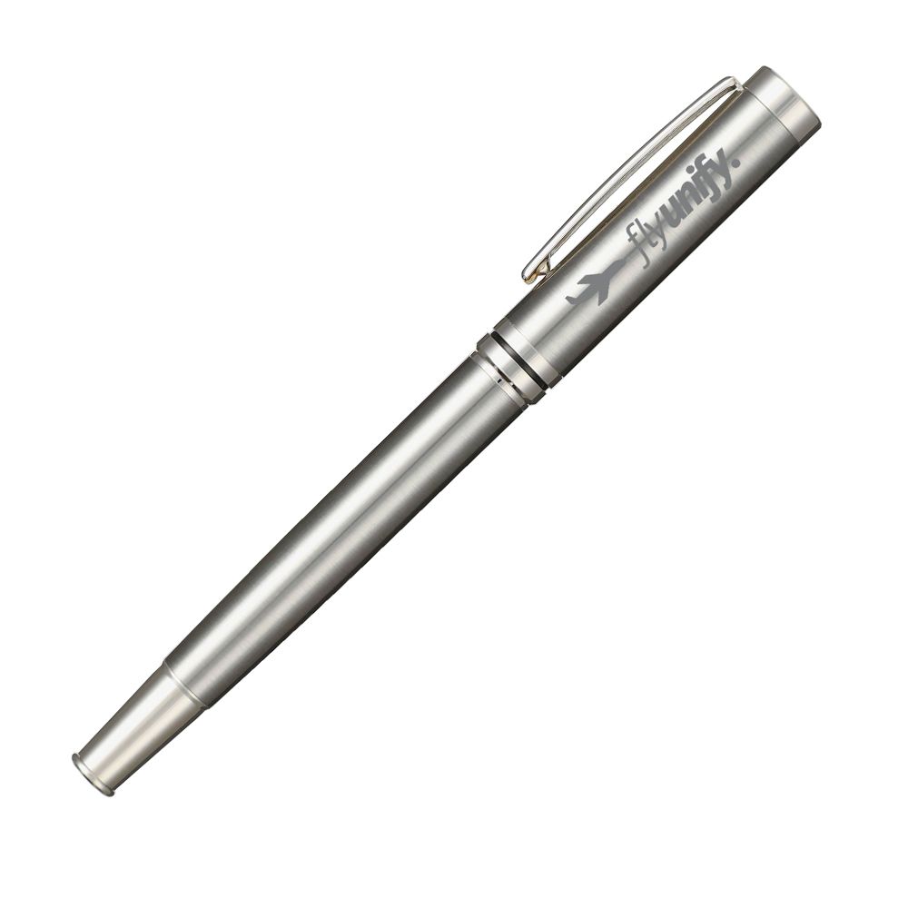 Recycled Stainless Steel Rollerball Pen