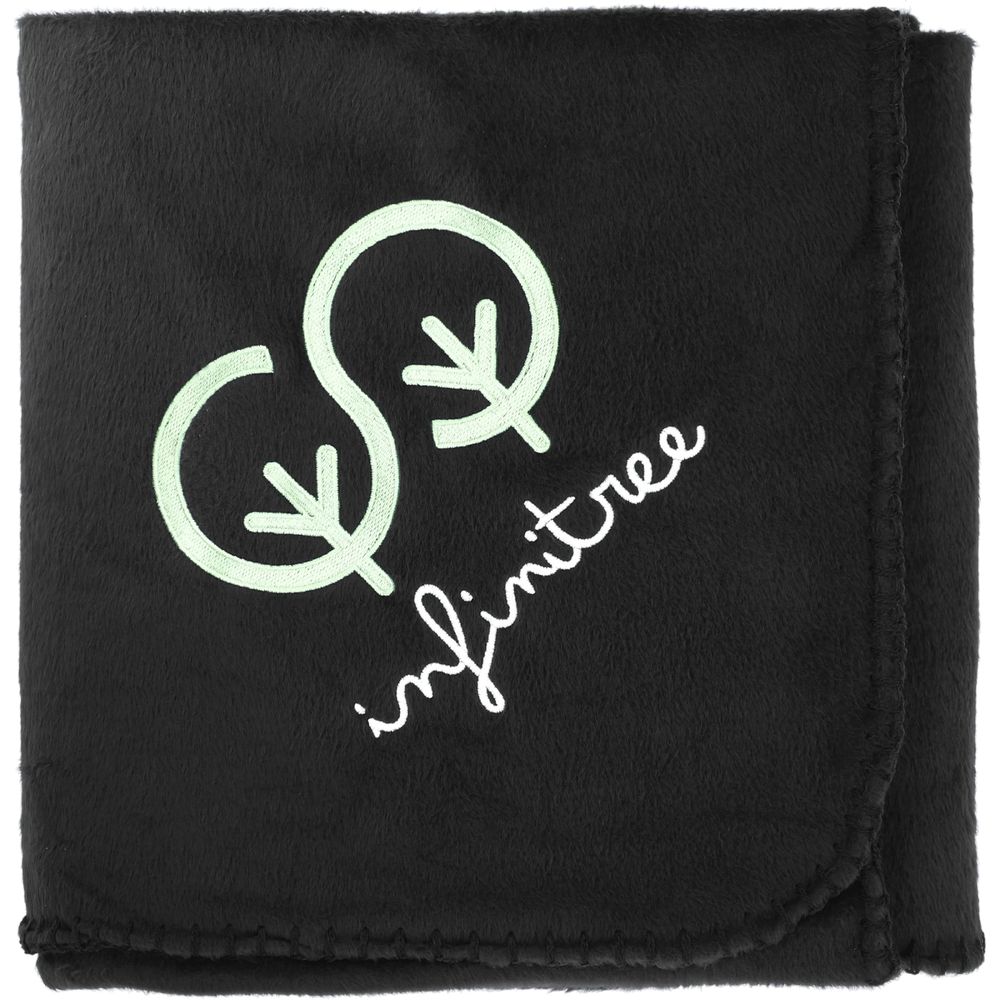 100% Recycled PET Fleece Blanket with RPET Pouch