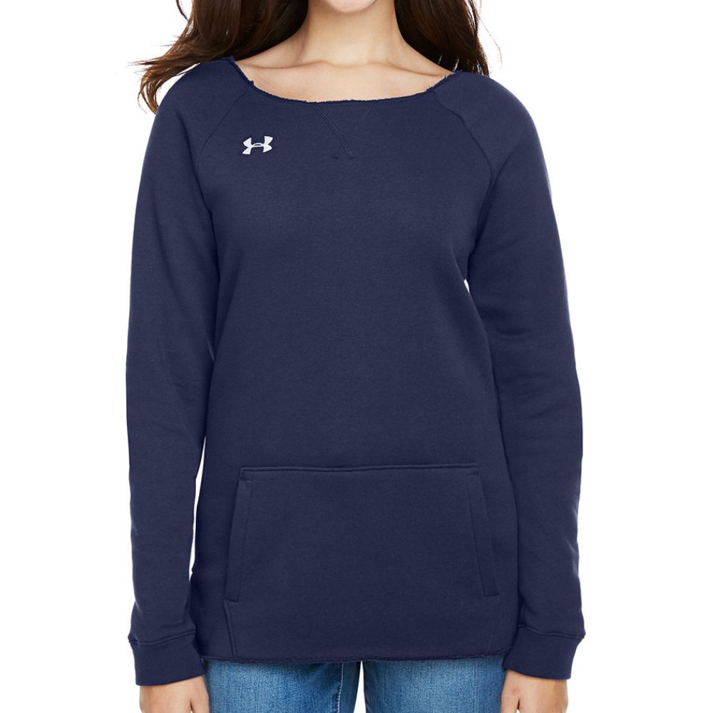 Under Armour Women's Hustle Fleece Crewneck Sweatshirt