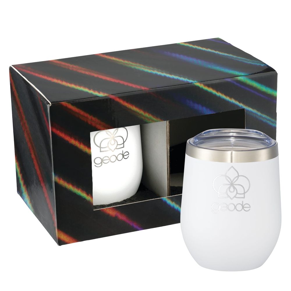 Corzo Cup 12oz 2 in 1 Gift Set