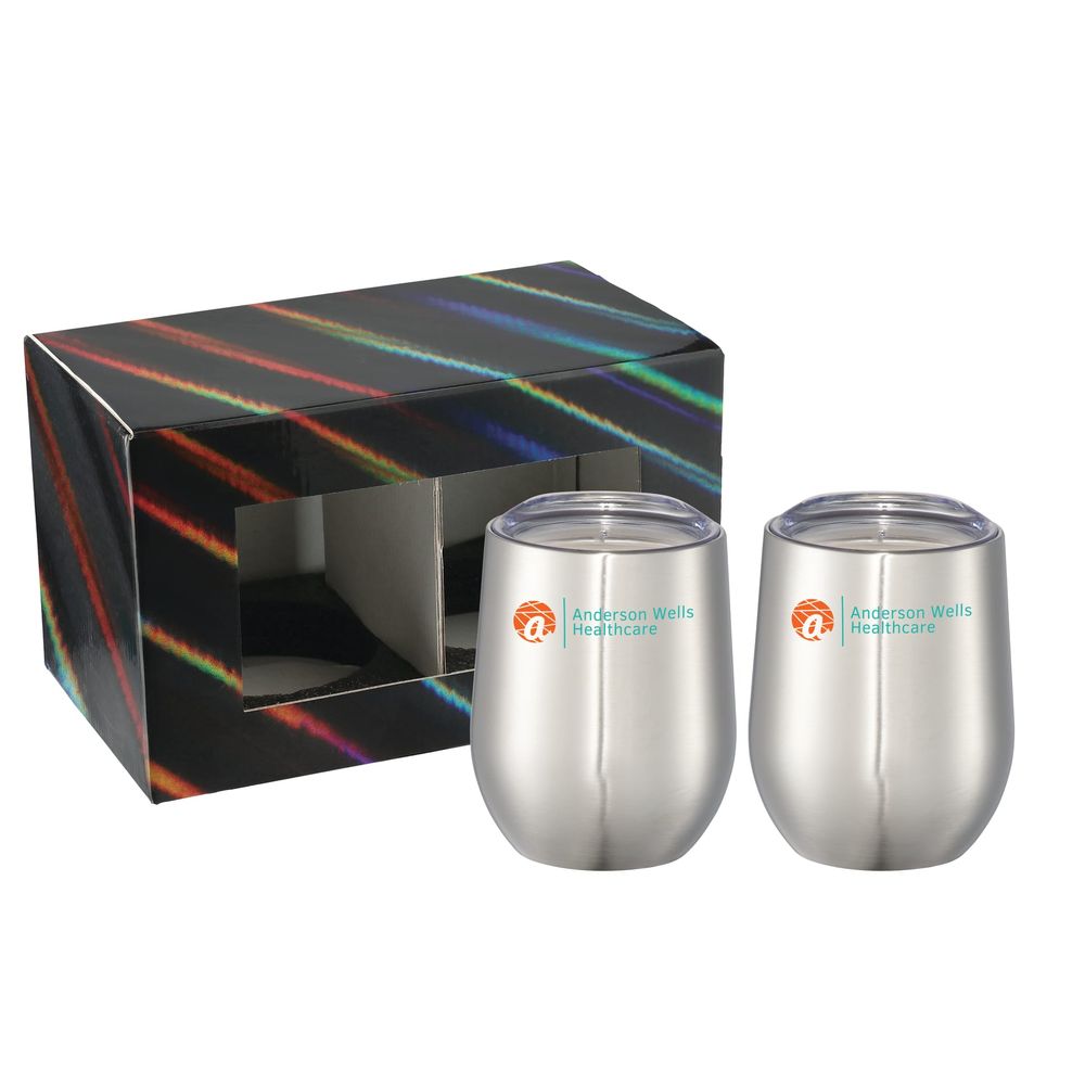 Corzo Cup 12oz 2 in 1 Gift Set