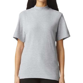 American Apparel Pique Mockneck Tee