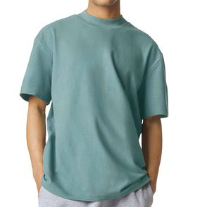 American Apparel Pique Mockneck Tee