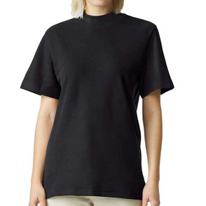 American Apparel Pique Mockneck Tee