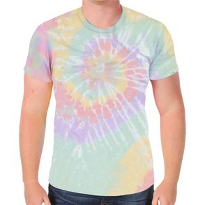 Dyenomite Multi-Color Spiral Tie-Dyed T-Shirt