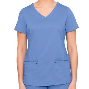 Healing Hands Women's 2-Pocket Juliet Stylish V-Neck Top