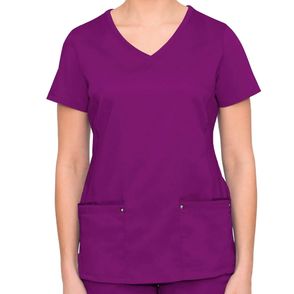 Healing Hands Women's 2-Pocket Juliet Stylish V-Neck Top