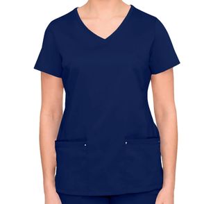 Healing Hands Women's 2-Pocket Juliet Stylish V-Neck Top