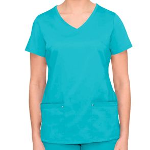 Healing Hands Women's 2-Pocket Juliet Stylish V-Neck Top