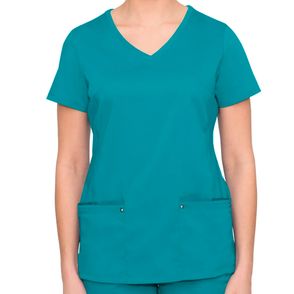 Healing Hands Women's 2-Pocket Juliet Stylish V-Neck Top