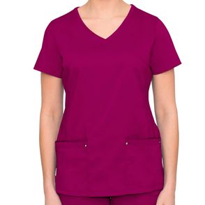 Healing Hands Women's 2-Pocket Juliet Stylish V-Neck Top