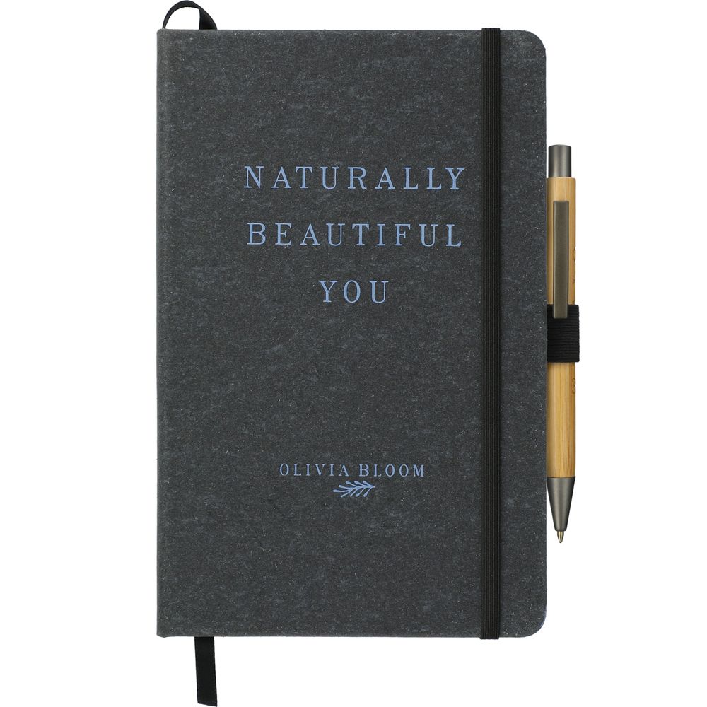 "5.5" x 8.5" Recycled Leather Bound JournalBook®"