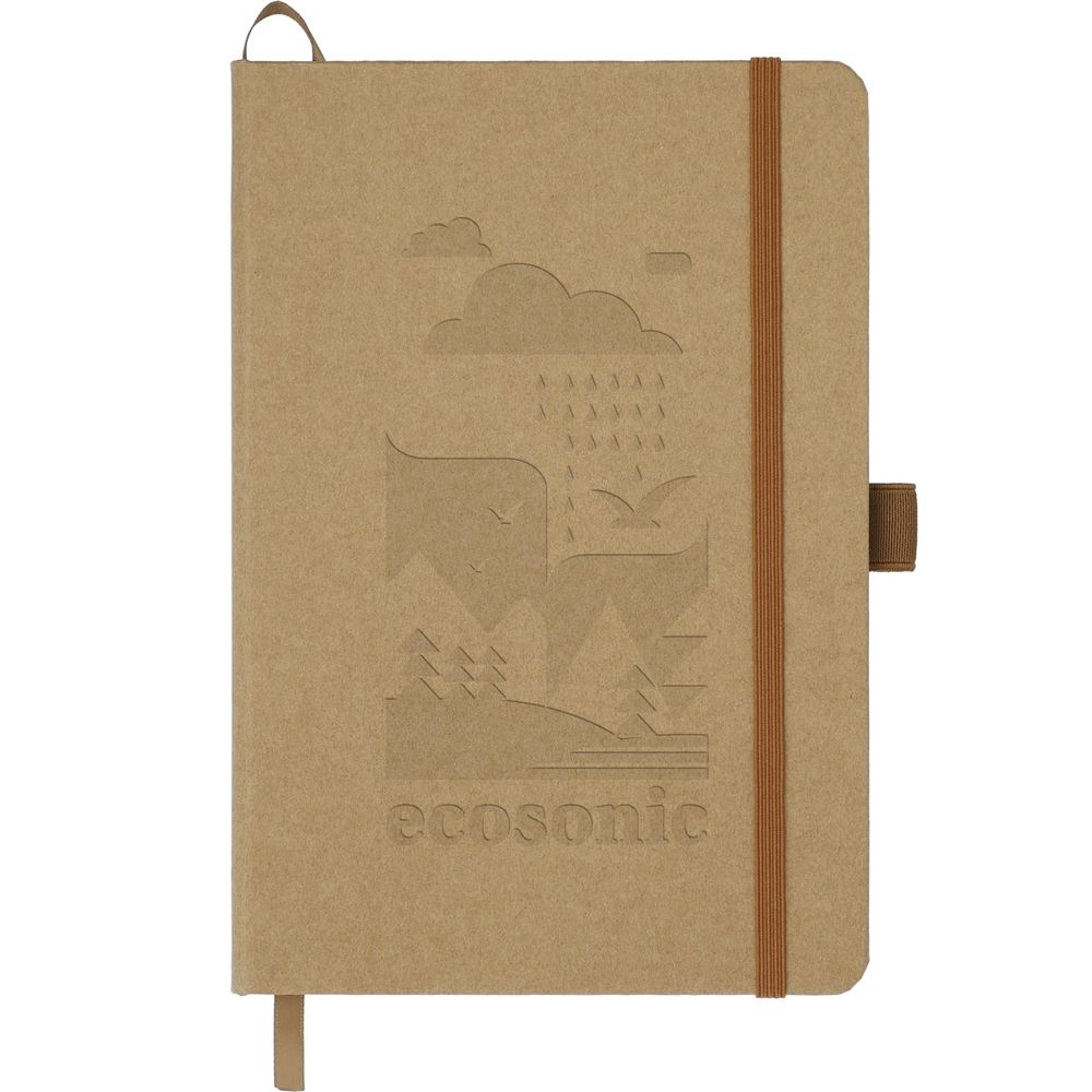 "5.5" x 8.5" Washable Kraft Stone Bound JournalBook"