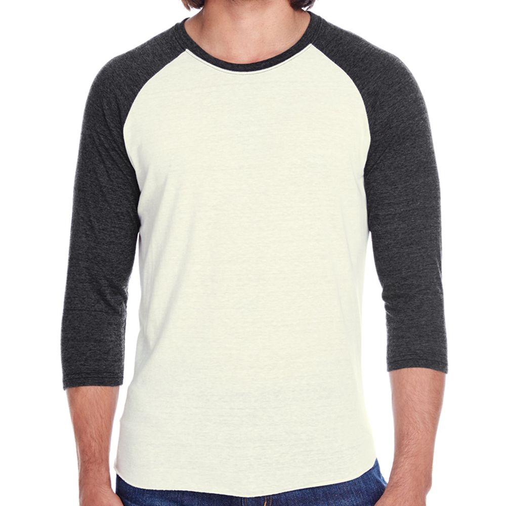 Threadfast Apparel Unisex Triblend 3/4-Sleeve Raglan T-Shirt