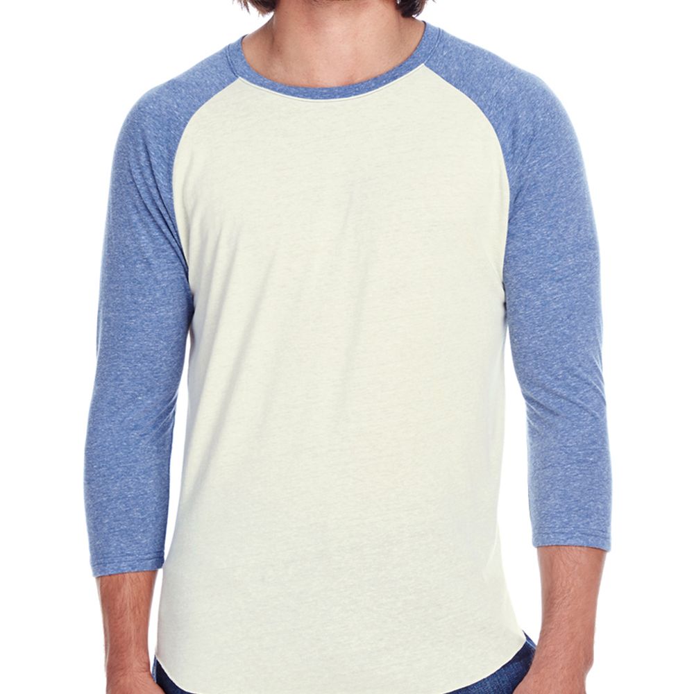 Threadfast Apparel Unisex Triblend 3/4-Sleeve Raglan T-Shirt