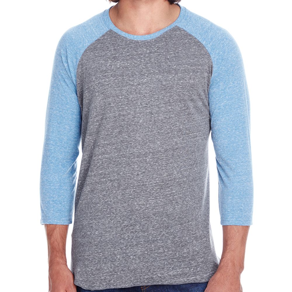 Threadfast Apparel Unisex Triblend 3/4-Sleeve Raglan T-Shirt