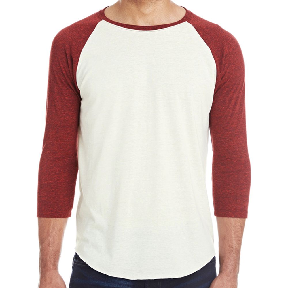 Threadfast Apparel Unisex Triblend 3/4-Sleeve Raglan T-Shirt